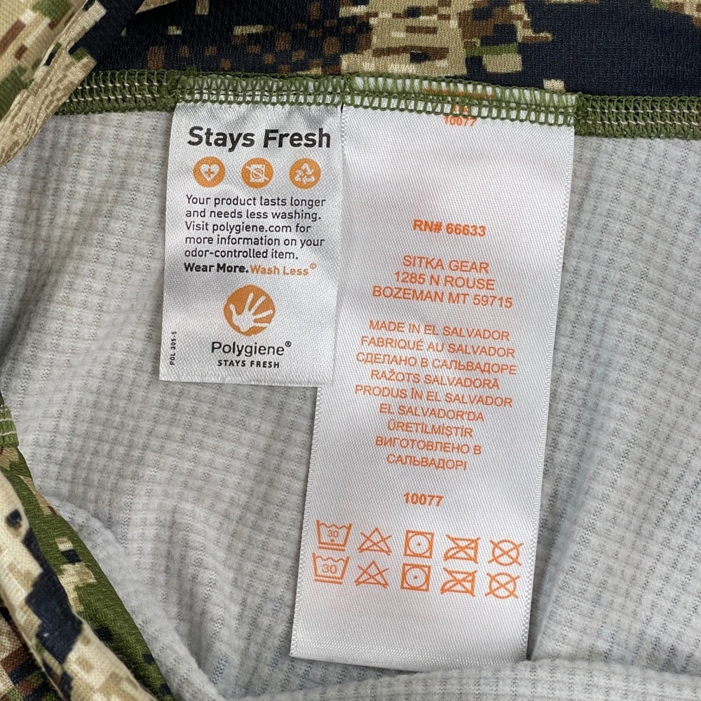 Sitka Gear Core Midweight Bottom Womens Medium Camo Optifade Subalpine Leggings - Picture 4 of 12